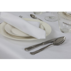 Serviette de table en polycoton couleur pour restaurant - Comptoir Textile