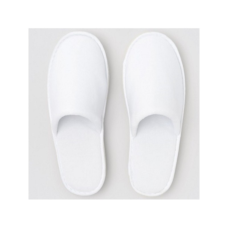 Chambre d'hôtel pour adultes chaleureux chaussons White Disposable clients  de l'hôtel Pantoufles pour compagnie aérienne - Chine Chaussures et  Chaussures prix