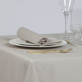 serviette-de-table-restaurant-satin-polycoton-beige