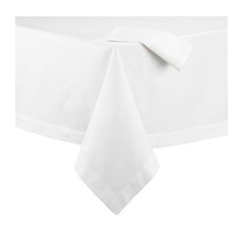 Nappe pour restaurant en coton blanc - Comptoir Textile Hôtelier