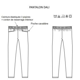 Pantalon de travail style denim stretch - DALI