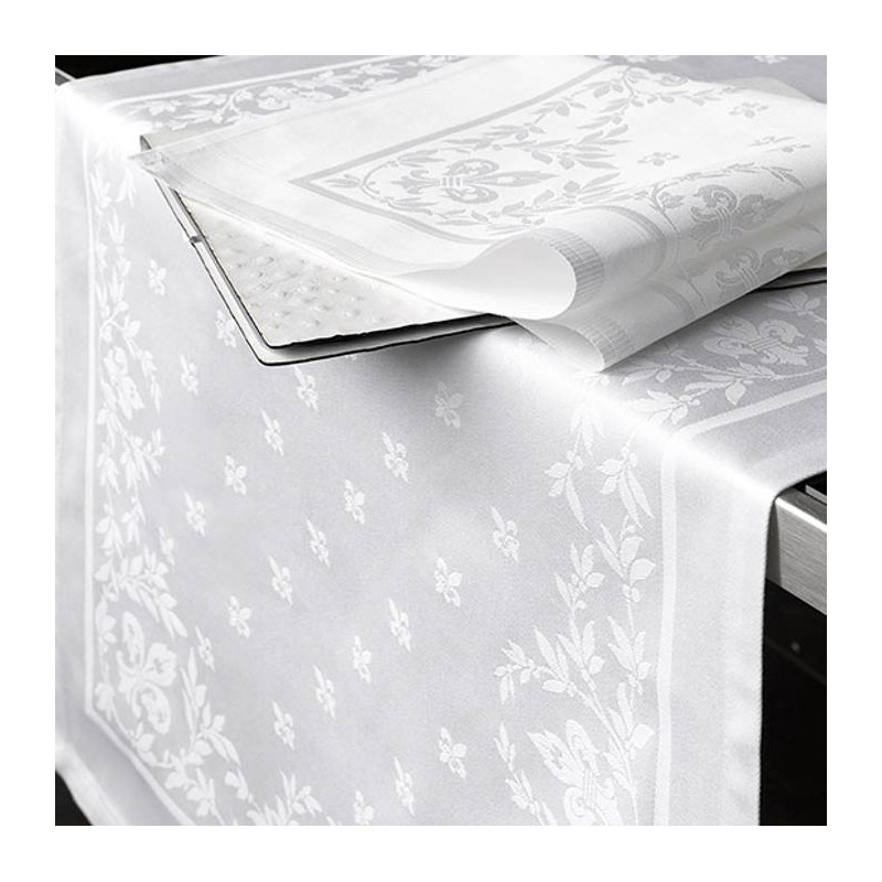 nappe-fleur-de-lys-blanc