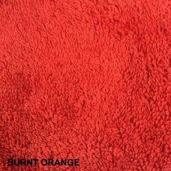 linge-bain-luxe-orange-fonce