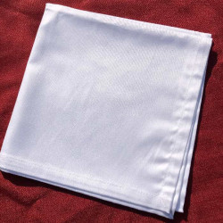 Serviette de table en coton blanc pour restaurant - CHAILLOT - Comptoir Textile