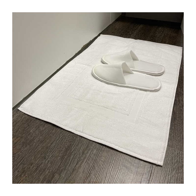 Tapis de bain blanc hôtel et spa - PROCLAS - 750 gr/m²