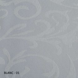 Nappe en polyester damassé floral - IPANEMA - 230 gr/m²