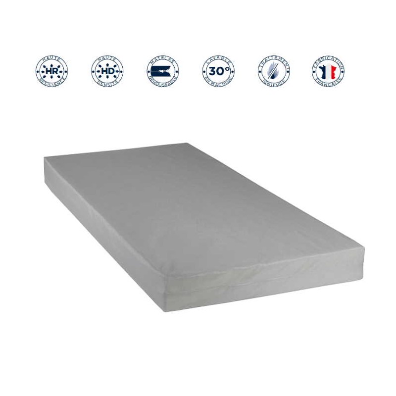 Matelas déhoussable non feu pour gites - Comptoir Textile Hôtelier