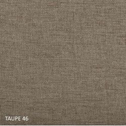 Chemin de table tissu facile à repasser TAUPE- TAGORE - 45x110 cm
