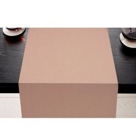 Chemin de table tissu couleur- SATEN POLYCOTON - 45x110 cm