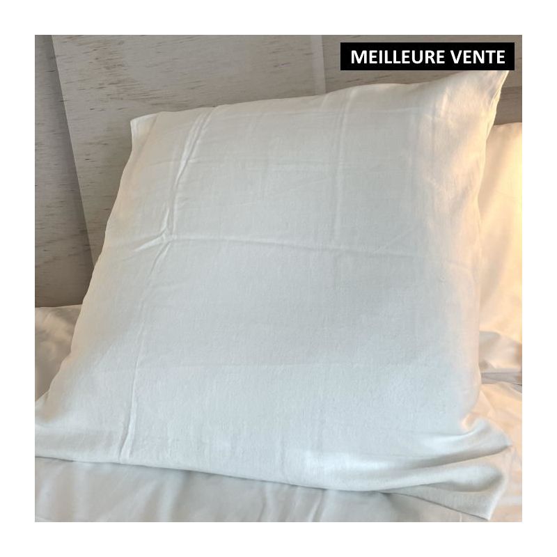 Protège oreiller professionnel en molleton 100% coton - COURLIS